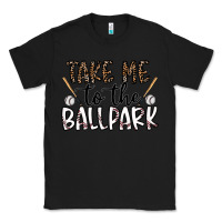 Black take me to the ballpark Classic Tee - CowhideDigitalArt