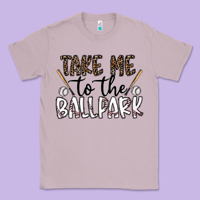 Take Me To The Ballpark Classic Tee Designed By Cowhidedigitalart