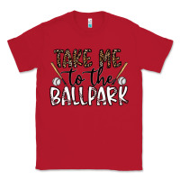 Red take me to the ballpark Classic Tee - CowhideDigitalArt