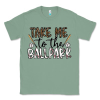 Sage take me to the ballpark Classic Tee - CowhideDigitalArt