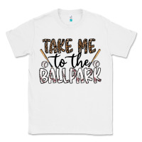 White take me to the ballpark Classic Tee - CowhideDigitalArt