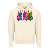 Vintage Artic christmas trees and lights Vintage Hoodie - Zillion Design Studio