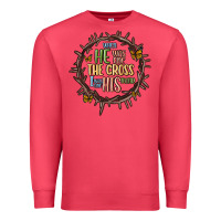 Cardinal when he was one the cross i was one his mind Premium Sweatshirt - MaliasSmallBusiness