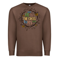 Chestnut when he was one the cross i was one his mind Premium Sweatshirt - MaliasSmallBusiness