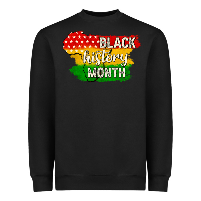 Black History Month Heavyweight Sweatshirt by texasbilliewilder | Teevron