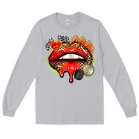 Moon Dust race lips Long Sleeve Tee - AdoDesignShop