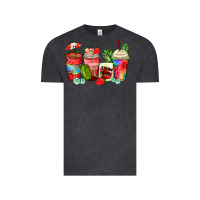 Vintage Black strawberry coffee cups Vintage Tee - Zillion Design Studio