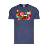 Vintage Denim strawberry coffee cups Vintage Tee - Zillion Design Studio