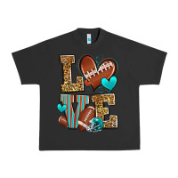 Pigment Black love american football Urban Heavy Tee - Zillion Design Studio