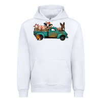 White Farm Animals Truck Urban Hoodie - Bettercallsaul