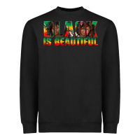 Black black is beautiful juneteenth Heavyweight Sweatshirt - texasbilliewilder