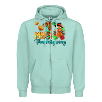 Seafoam my first thanksgiving with turkey Zipper Hoodie - AdoDesignShop