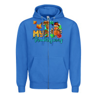 True Royal my first thanksgiving with turkey Zipper Hoodie - AdoDesignShop
