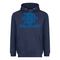 Navy Beaumont Wrestling Heavyweight Hoodie - Jasminsmagicworld