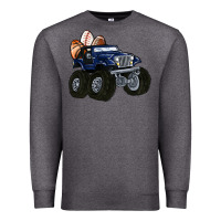 Charcoal Heather easter sports Premium Sweatshirt - MaliasSmallBusiness