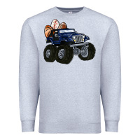 Heather Grey easter sports Premium Sweatshirt - MaliasSmallBusiness