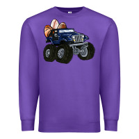 Purple easter sports Premium Sweatshirt - MaliasSmallBusiness