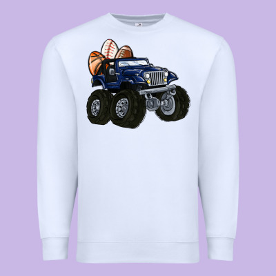Easter Sports Premium Sweatshirt Designed By Maliassmallbusiness