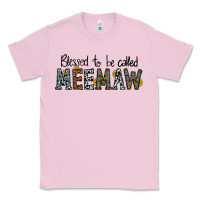 Bubblegum Pink blessed meemaw Classic Tee - CowhideDigitalArt