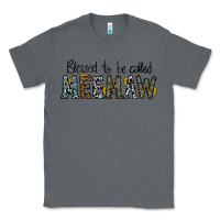 Charcoal Heather blessed meemaw Classic Tee - CowhideDigitalArt