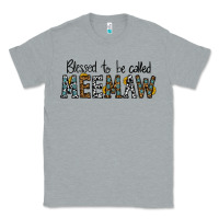 Heather Grey blessed meemaw Classic Tee - CowhideDigitalArt