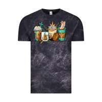 Cloud Black jesus coffee cups Vintage Tee - Zillion Design Studio