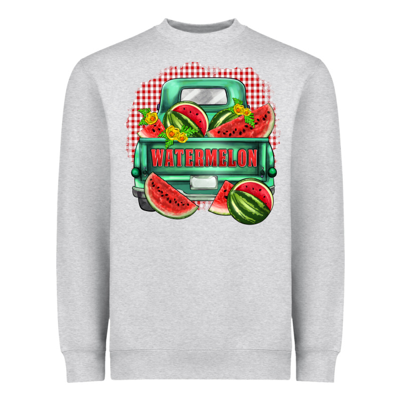 Watermelon Truck Heavyweight Sweatshirt by Zillion Design Studio | Teevron