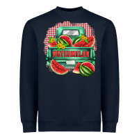 Navy watermelon truck Heavyweight Sweatshirt - Zillion Design Studio