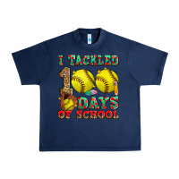 Navy i tackled 100 days of school softball Urban Heavy Tee - Zillion Design Studio