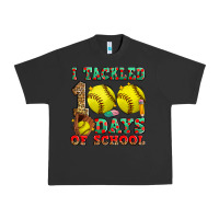 Pigment Black i tackled 100 days of school softball Urban Heavy Tee - Zillion Design Studio