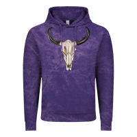 Western Bull Skull Tbw Vintage Hoodie | Teevron