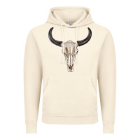 Vintage Artic western bull skull tbw Vintage Hoodie - texasbilliewilder