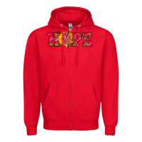 Red hope sunflower and ribbon Zipper Hoodie - AdoDesignShop