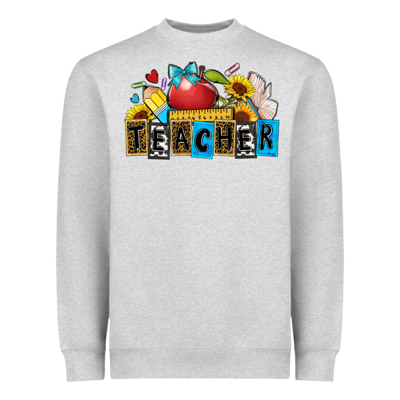 Teacher Heavyweight Sweatshirt by Zillion Design Studio | Teevron