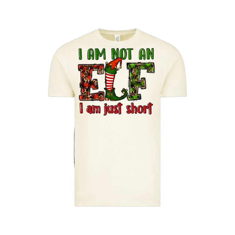 I Am Not An Elf I Am Just Short Christmas Vintage Tee by RanaPortraitStore | Teevron
