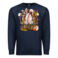 Navy easter basket sports Premium Sweatshirt - MaliasSmallBusiness