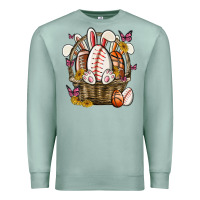 Seafoam easter basket sports Premium Sweatshirt - MaliasSmallBusiness