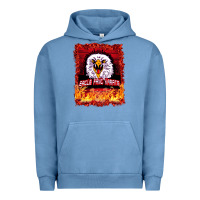 Pigment Pebble Blue Eagle Fang Karate Urban Hoodie - Bettercallsaul