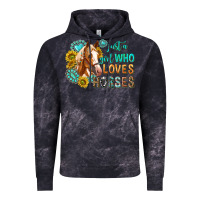 Cloud Black western just a girl who loves horses Vintage Hoodie - texasbilliewilder