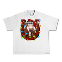 Lunar Rock christmas horseshoe with hereford cow Urban Heavy Tee - RanaPortraitStore