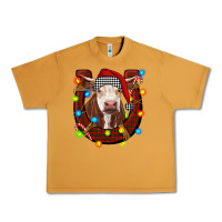Peanut Butter christmas horseshoe with hereford cow Urban Heavy Tee - RanaPortraitStore