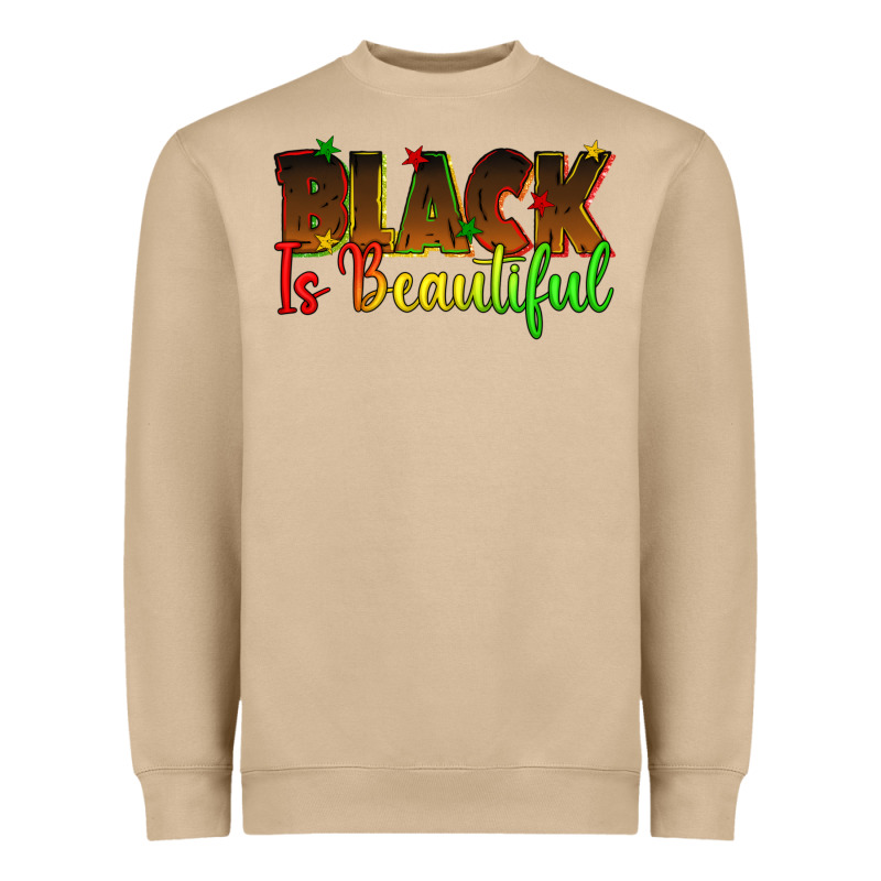 Black Is Beautiful Juneteenth Heavyweight Sweatshirt by texasbilliewilder | Teevron