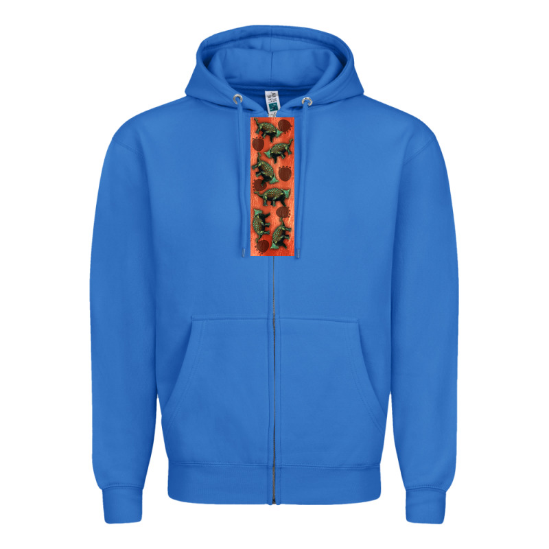 Dinosaur Ankylosaurus Pen Wrap Zipper Hoodie by Artiststas | Teevron