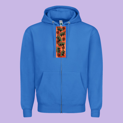 Dinosaur Ankylosaurus Pen Wrap Zipper Hoodie Designed By Artiststas