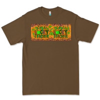 Cacao Western St. Patrick's Day One Lucky Teacher Premium Tee - Artiststas