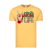 Vintage Mustard rockin the mom life mothers day Vintage Tee - texasbilliewilder