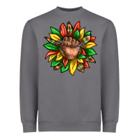 Storm black history sunflower Heavyweight Sweatshirt - texasbilliewilder