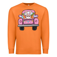 Carrot easter bunny and truck Premium Sweatshirt - MaliasSmallBusiness