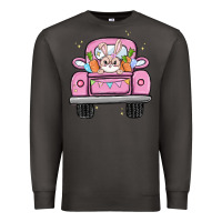 Smoke easter bunny and truck Premium Sweatshirt - MaliasSmallBusiness