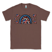 Chestnut american flag rainbow 16oz libbey cup Classic Tee - HRA Design Shop